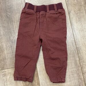 Rockin baby boy’s size 6-12m pull up pants dark rust
